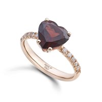 Anillo Medea Mujer MEDEA in Oro rosa Granato 2.83 Ct AN-013 GRANATO ROSSO - AN-013 GRANATO ROSSO